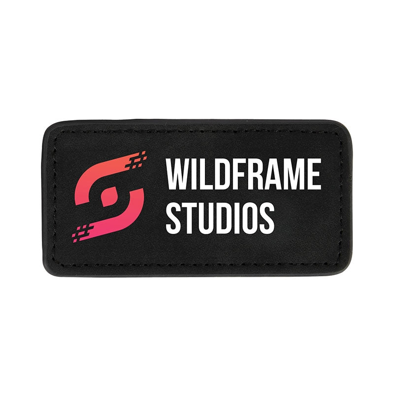 Leatherette Patch With Hook Backing
