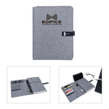 N/A Binghamton RPET Padfolio w/ Wireless Phone Charger