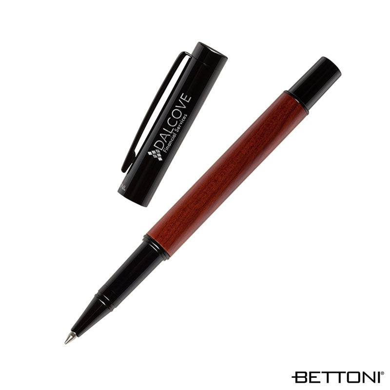 Bettoni® Alicante Rollerball Pen w/ Wood Barrel