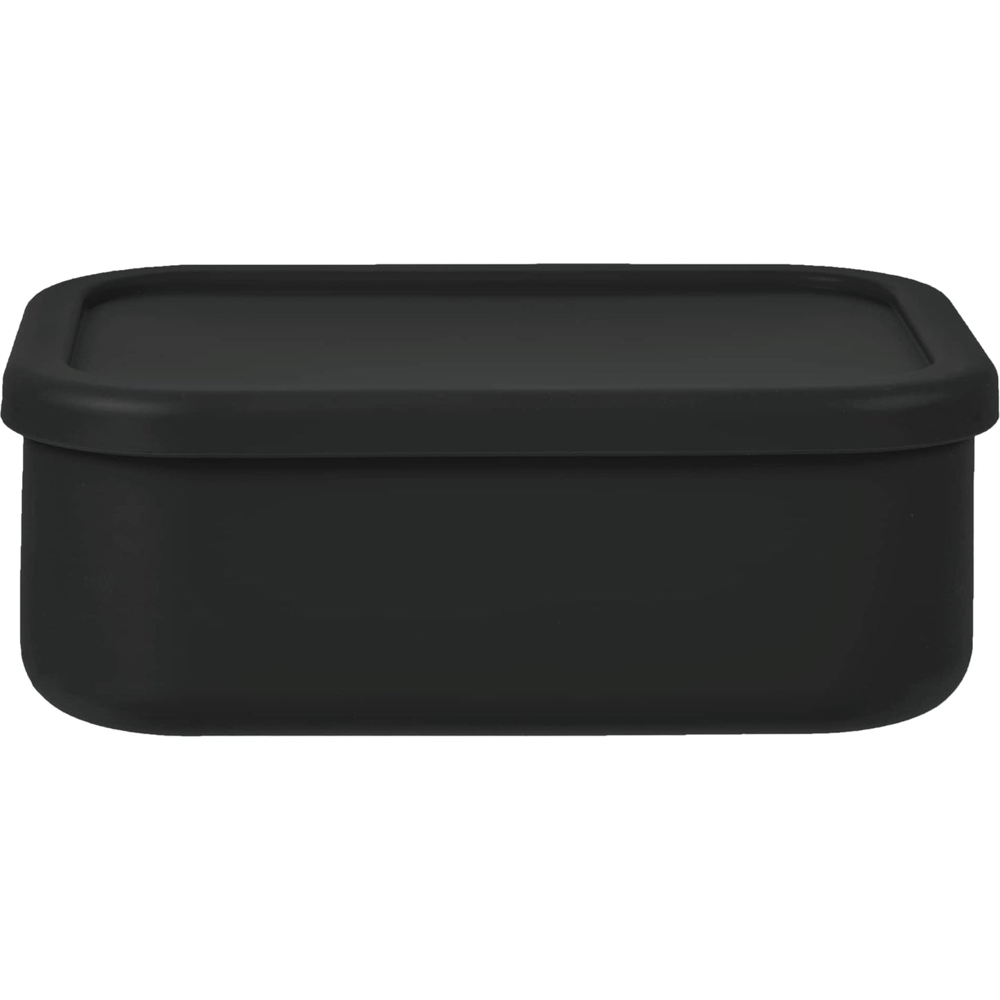 Front View of Black Zili Silicone Storage Container 44oz