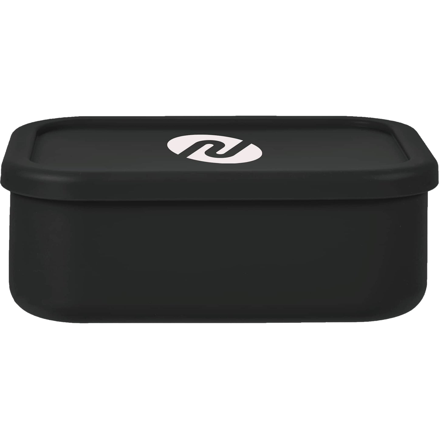 Front View of Black Zili Silicone Storage Container 44oz