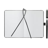 Black 5" x 7" Recycled Bulleting Bound Notebook w Pen