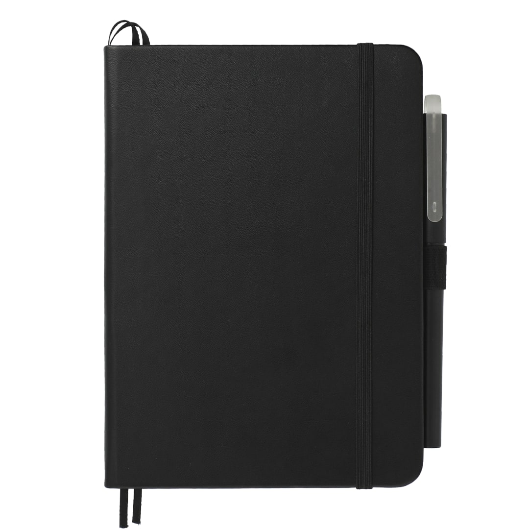 5" x 7" Recycled Bulleting Bound Notebook w Pen