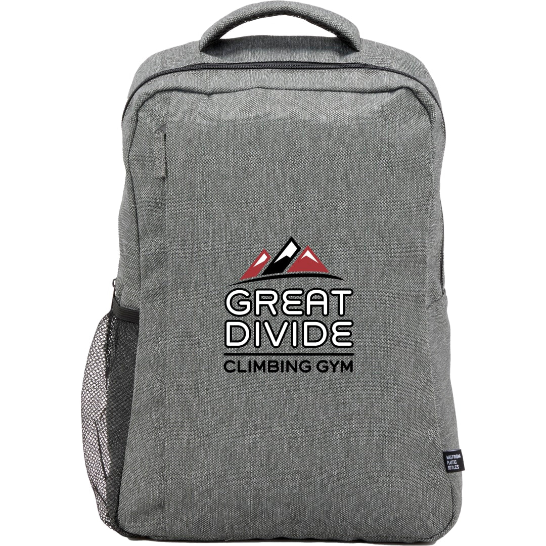 Front View of Gray Vila Recycled 15" Commuter Backpack