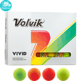 Green Volvik Vivid Golf Ball
