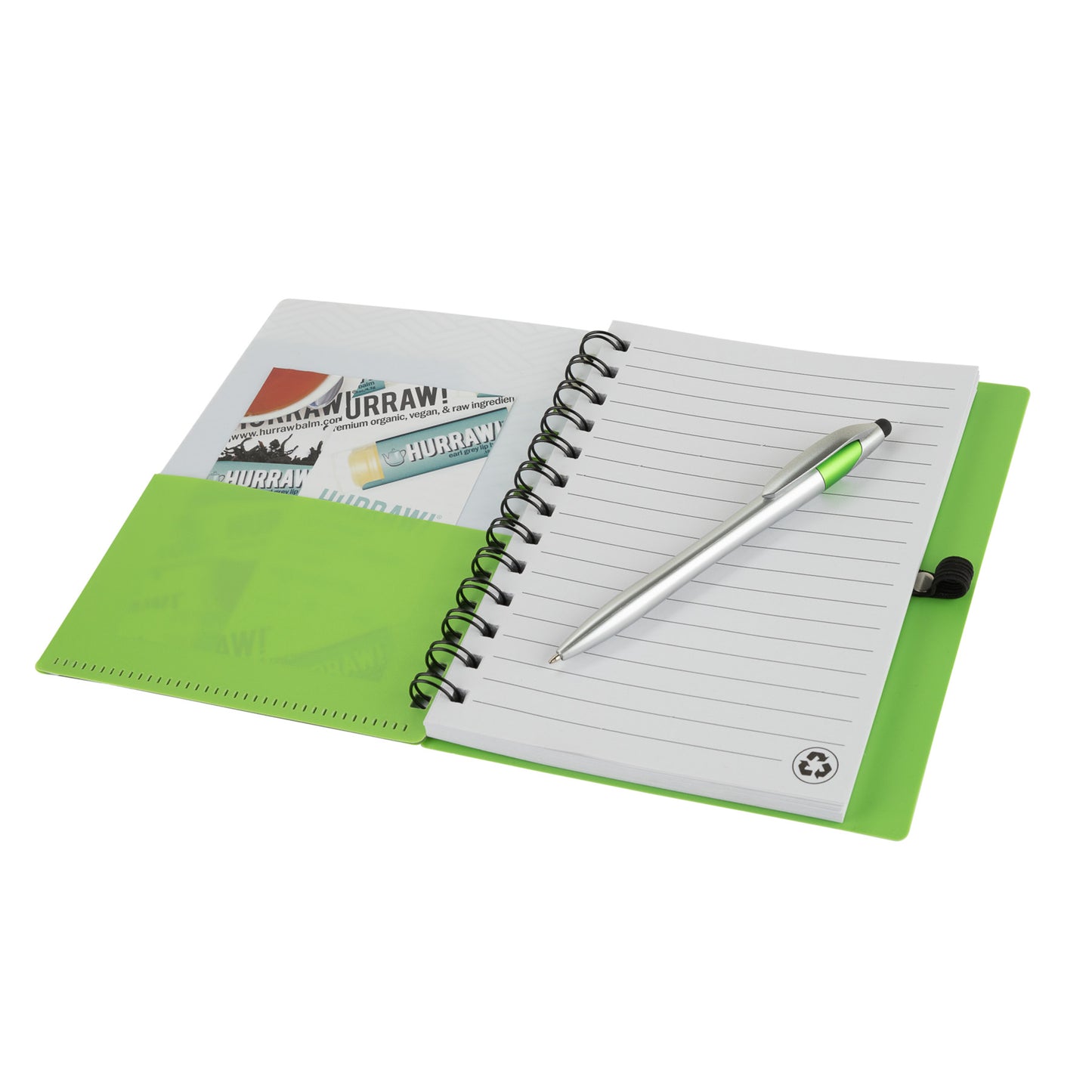 Trapezoid Junior Notebook w/ Stylus Pen