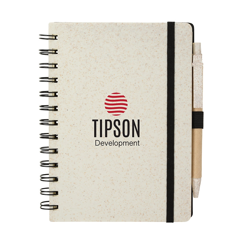 Venture Junior Wheatstraw Notebook & Pen