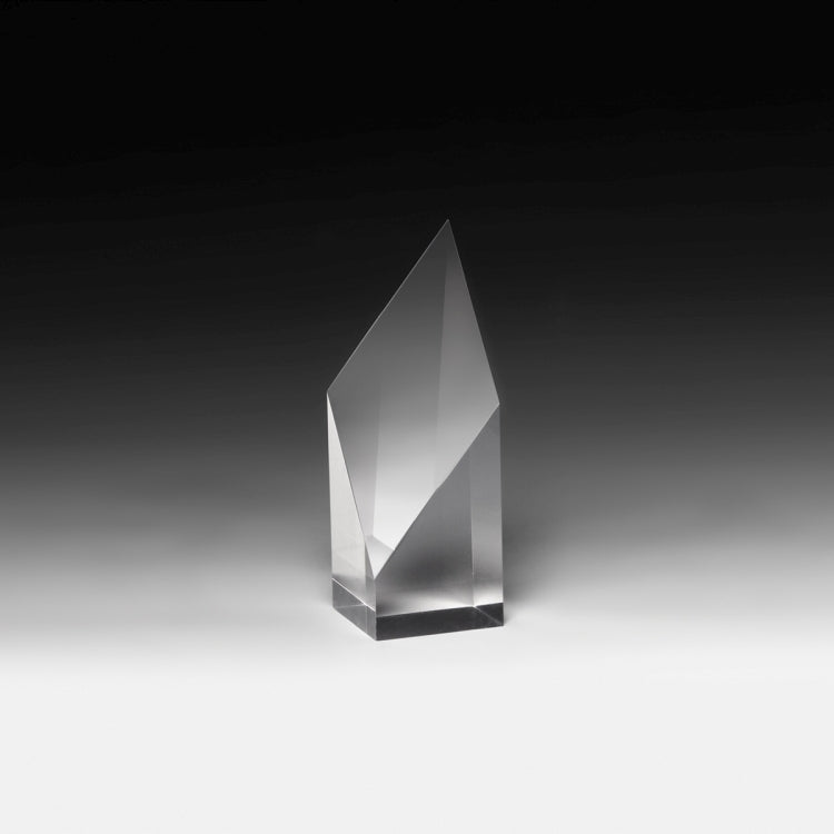 Diamond Obelisk Award (5 3/4" H x 2" L x 2" D) -Laser Engraved