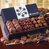Navy Gift of Distinction with Snowflake Sleeve