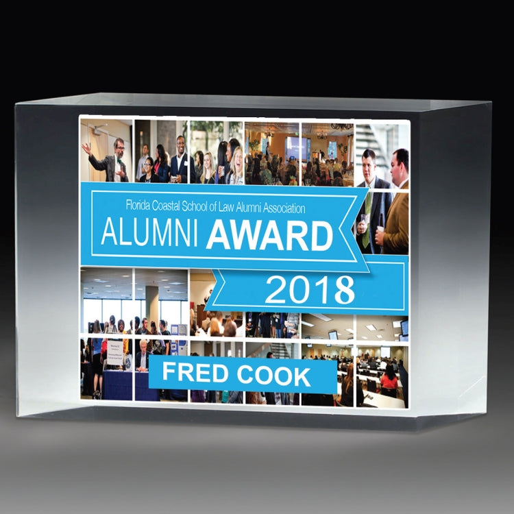 1 1/4" Thick Freestanding Acrylic Awards