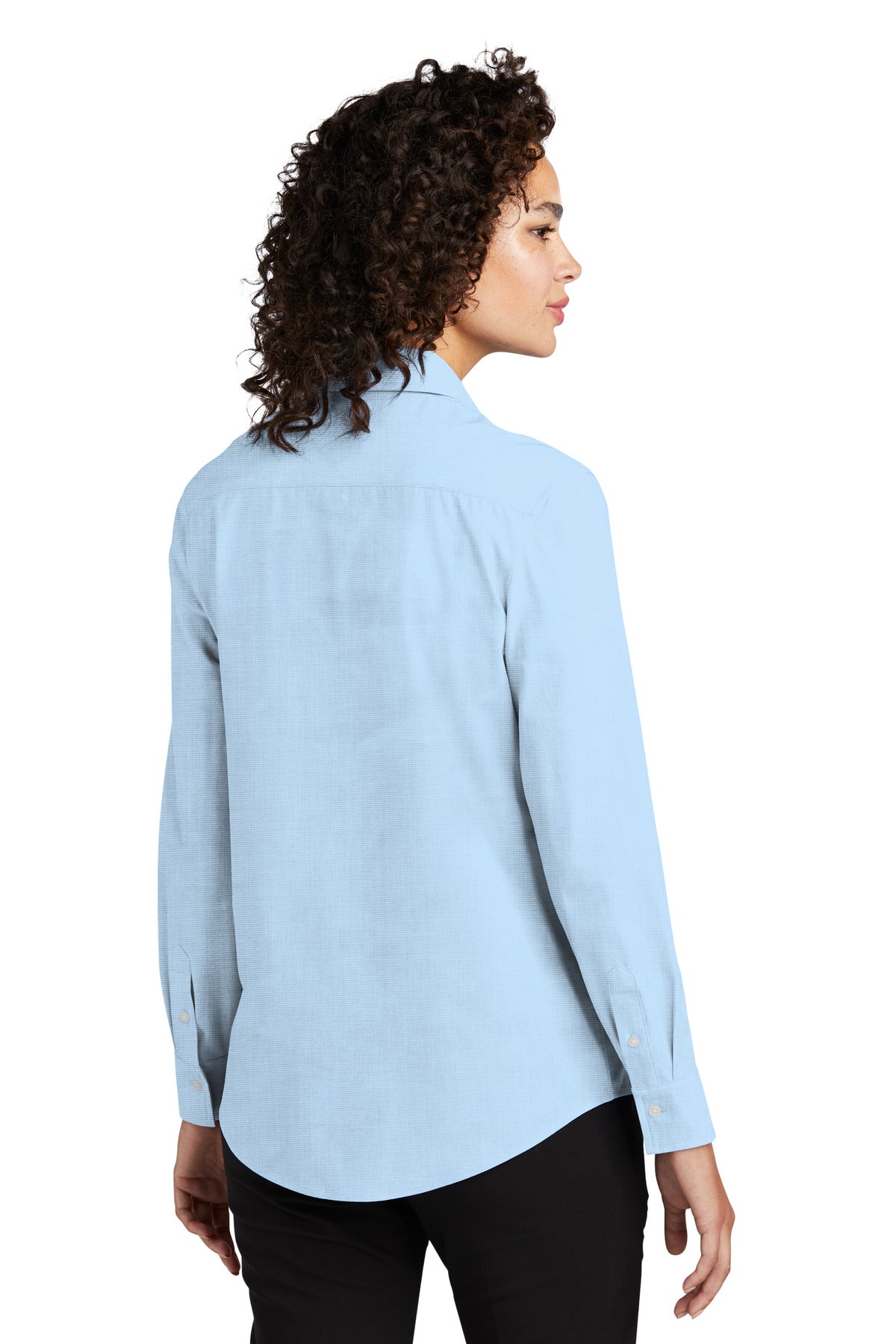 AirBlueEOE Mercer+Mettle Women's Long Sleeve Stretch Woven Shirt MM2001