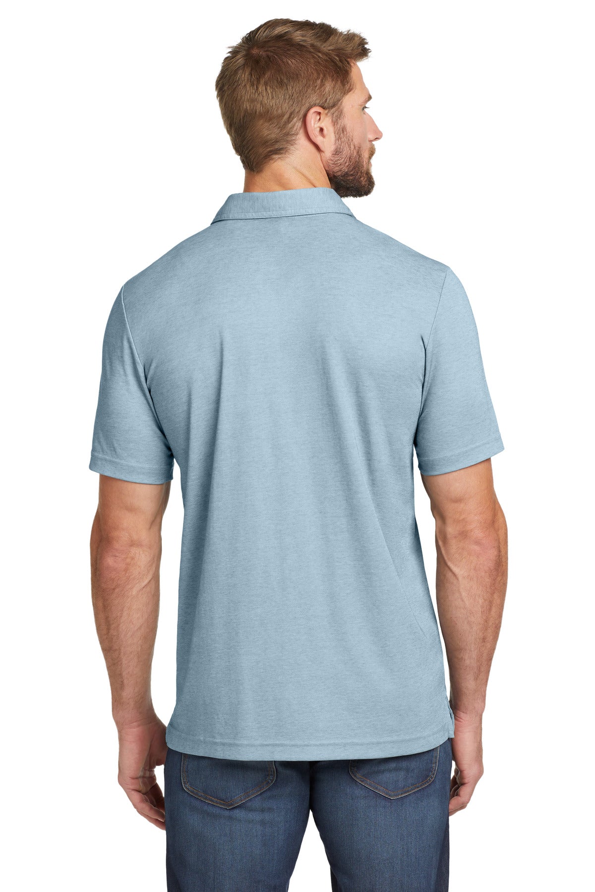 AllureHthr TravisMathew Oceanside Heather Polo. TM1MU412