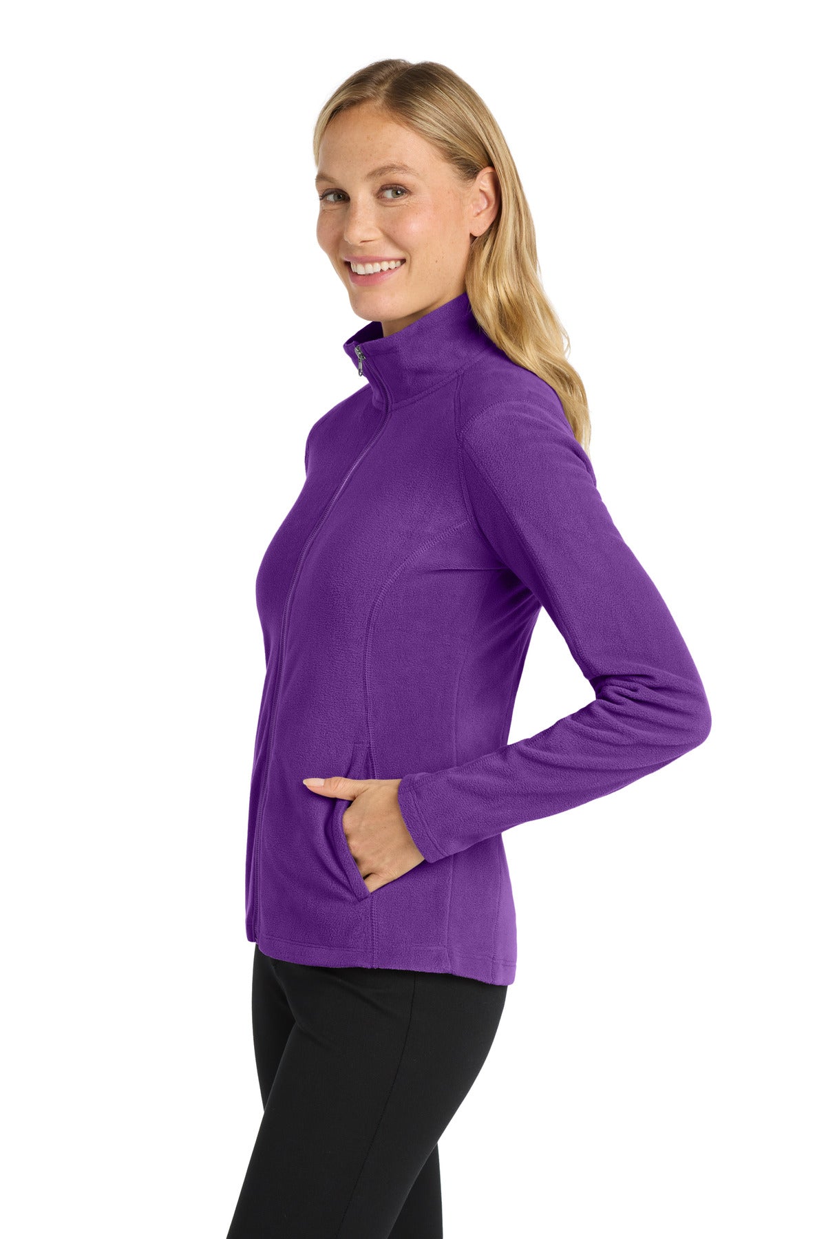Amethyst Purpl Port Authority Women's Microfleece Jacket. L223