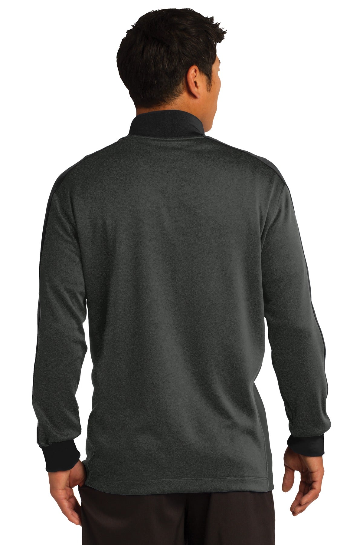 Anth Hthr/Blk Nike Dri-FIT 1/2-Zip Cover-Up. 578673