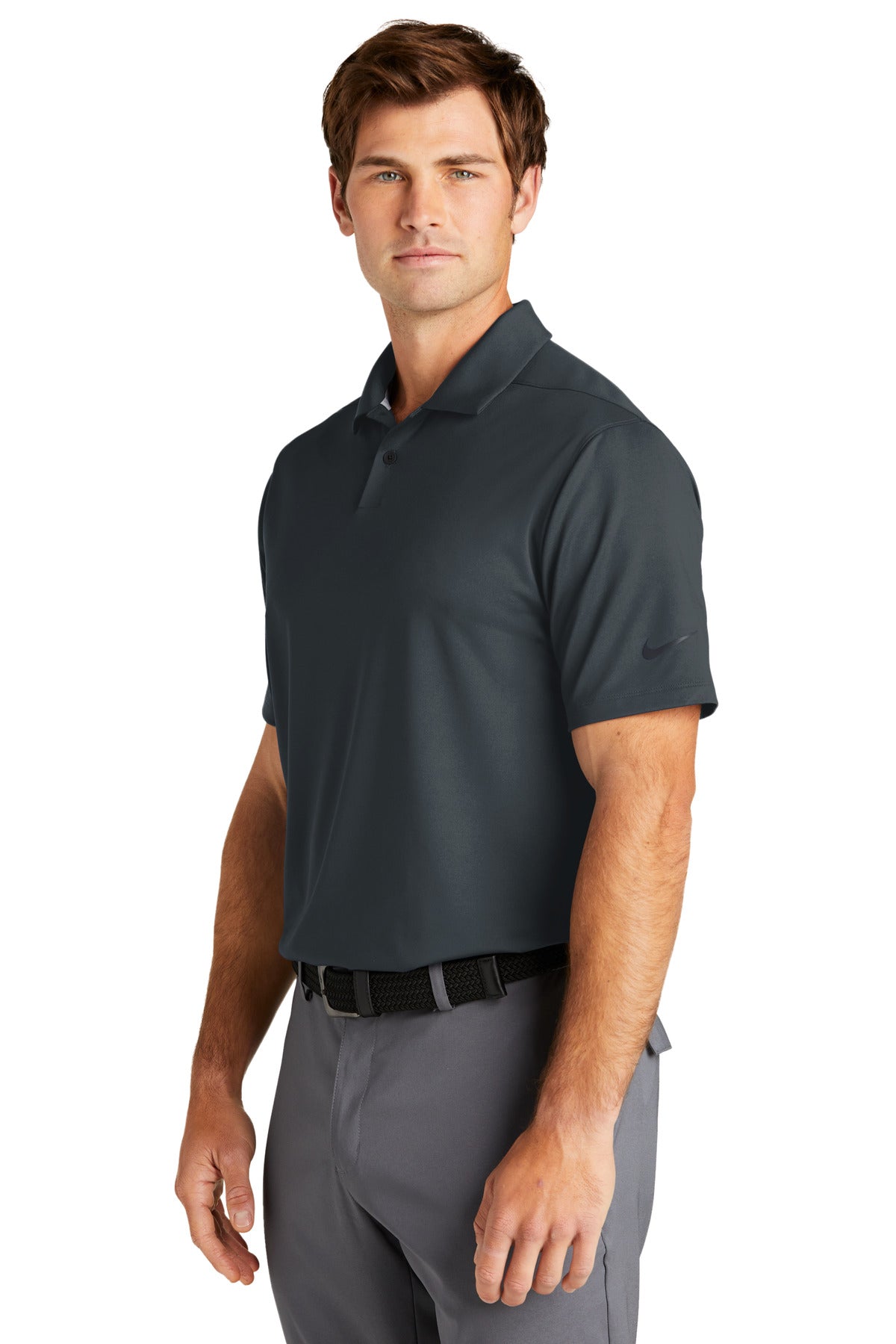 Anthracite Nike Dri-FIT Vapor Polo NKDC2108