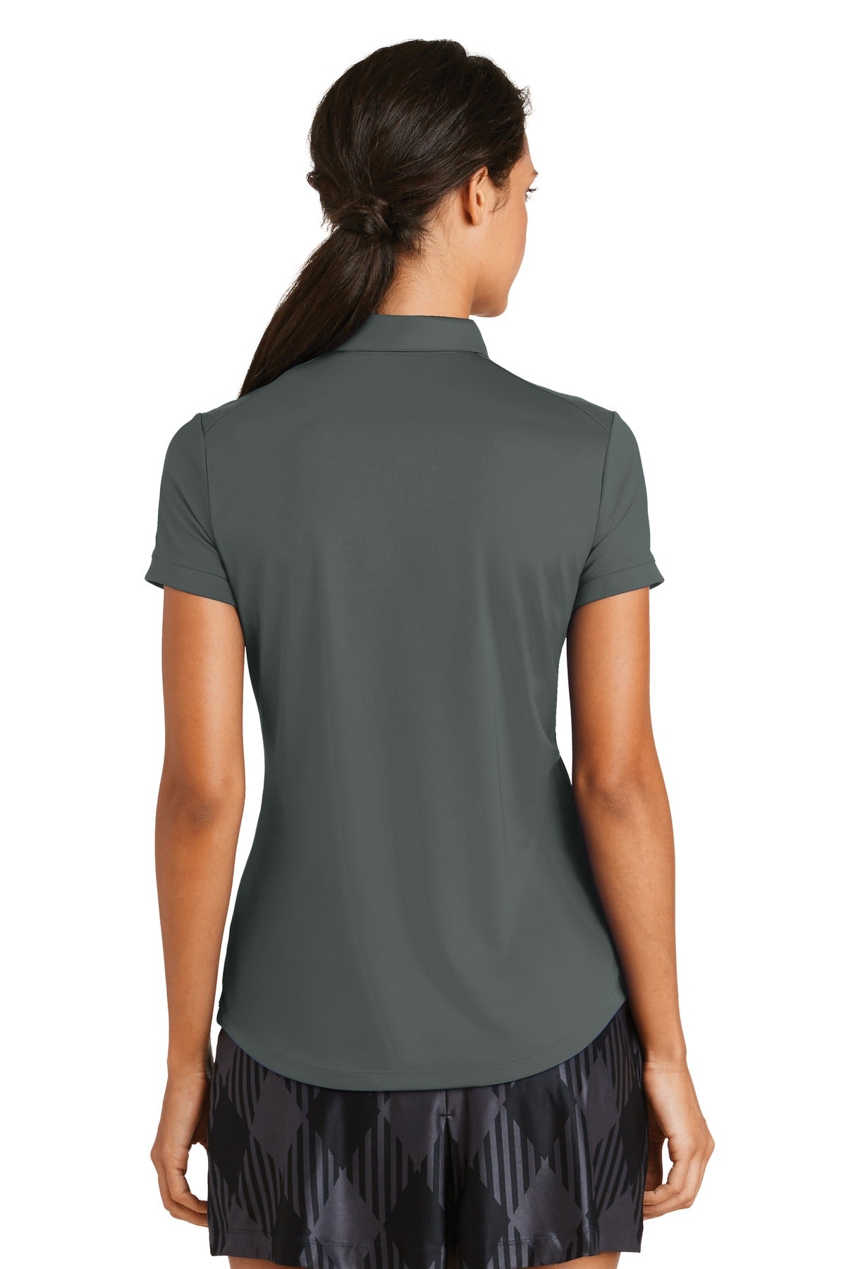 Anthracite Nike Women's Dri-FIT Players Modern Fit Polo. 811807