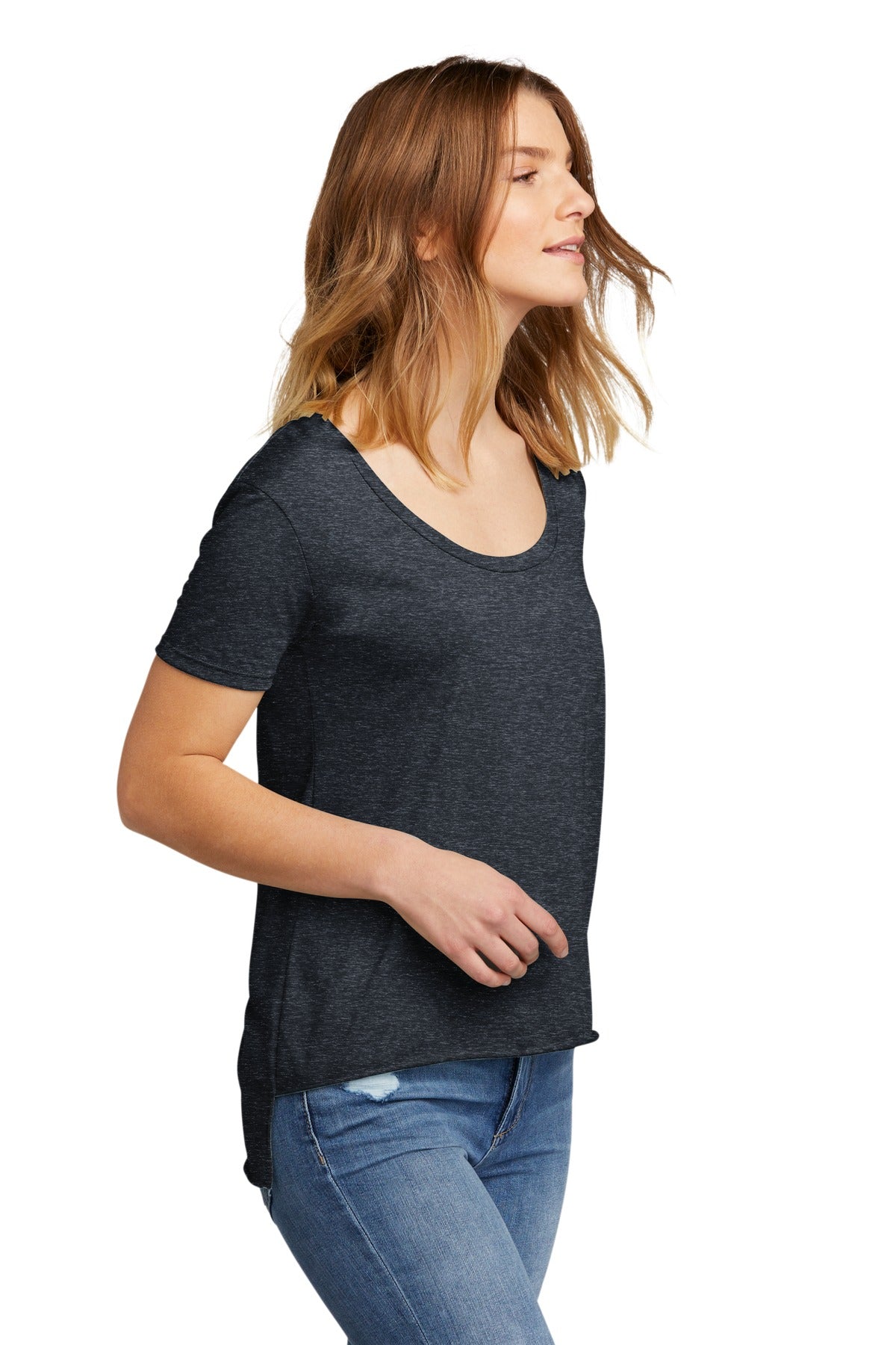 AntqDenim Next Level Apparel Women's Festival Scoop Neck Tee. NL5030