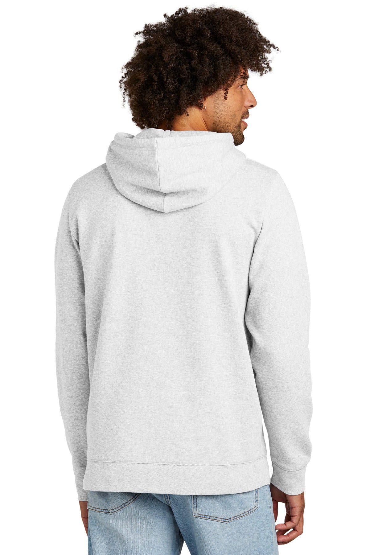 Ash New Era Comeback Fleece Pullover Hoodie NEA550