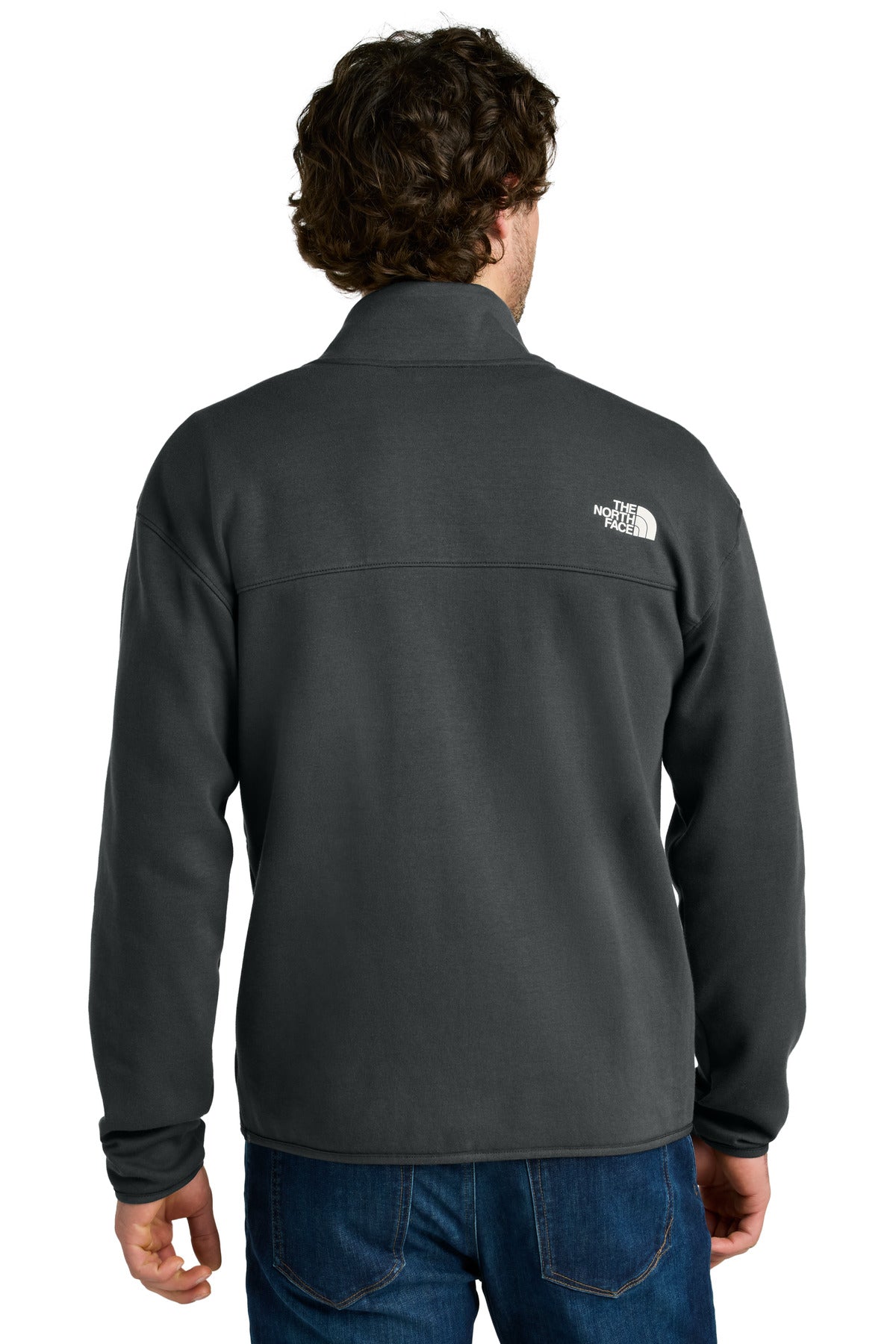 AsphaltGry The North Face Double-Knit 1/2-Zip Fleece NF0A8C5G