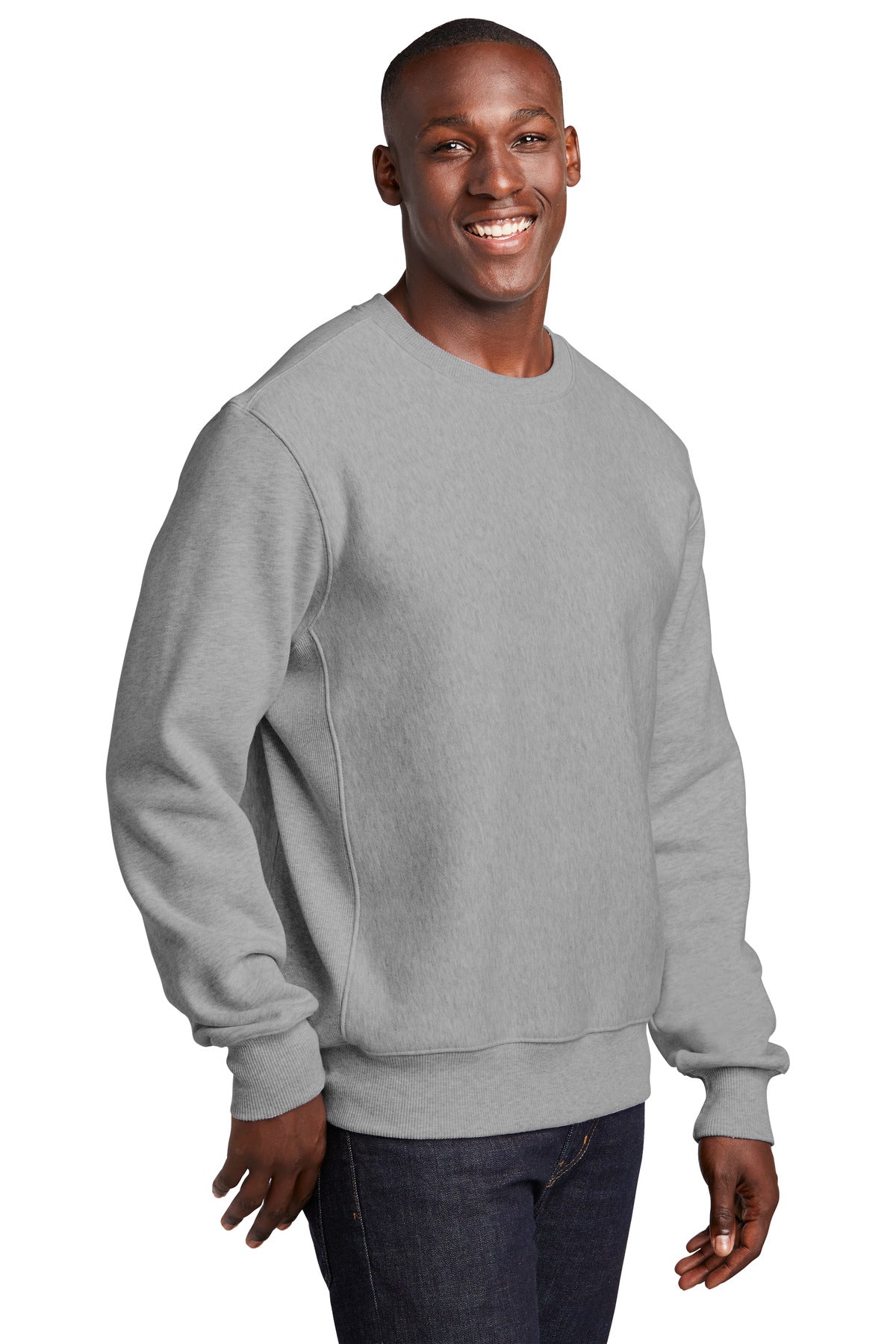 Ath Heather Sport-Tek Super Heavyweight Crewneck Sweatshirt. F280