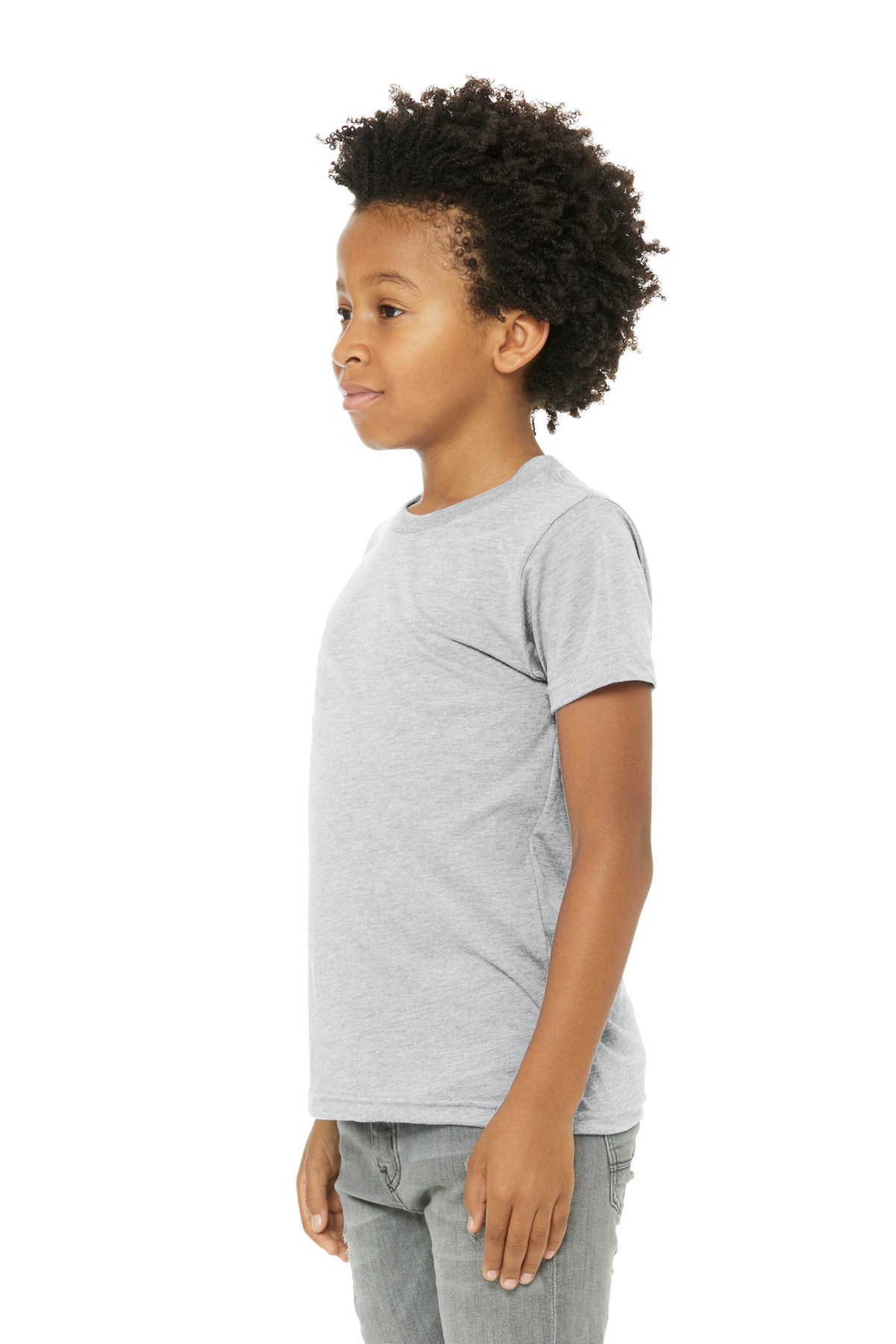 Athl Grey Tb BELLA+CANVAS Youth Triblend Short Sleeve Tee. BC3413Y