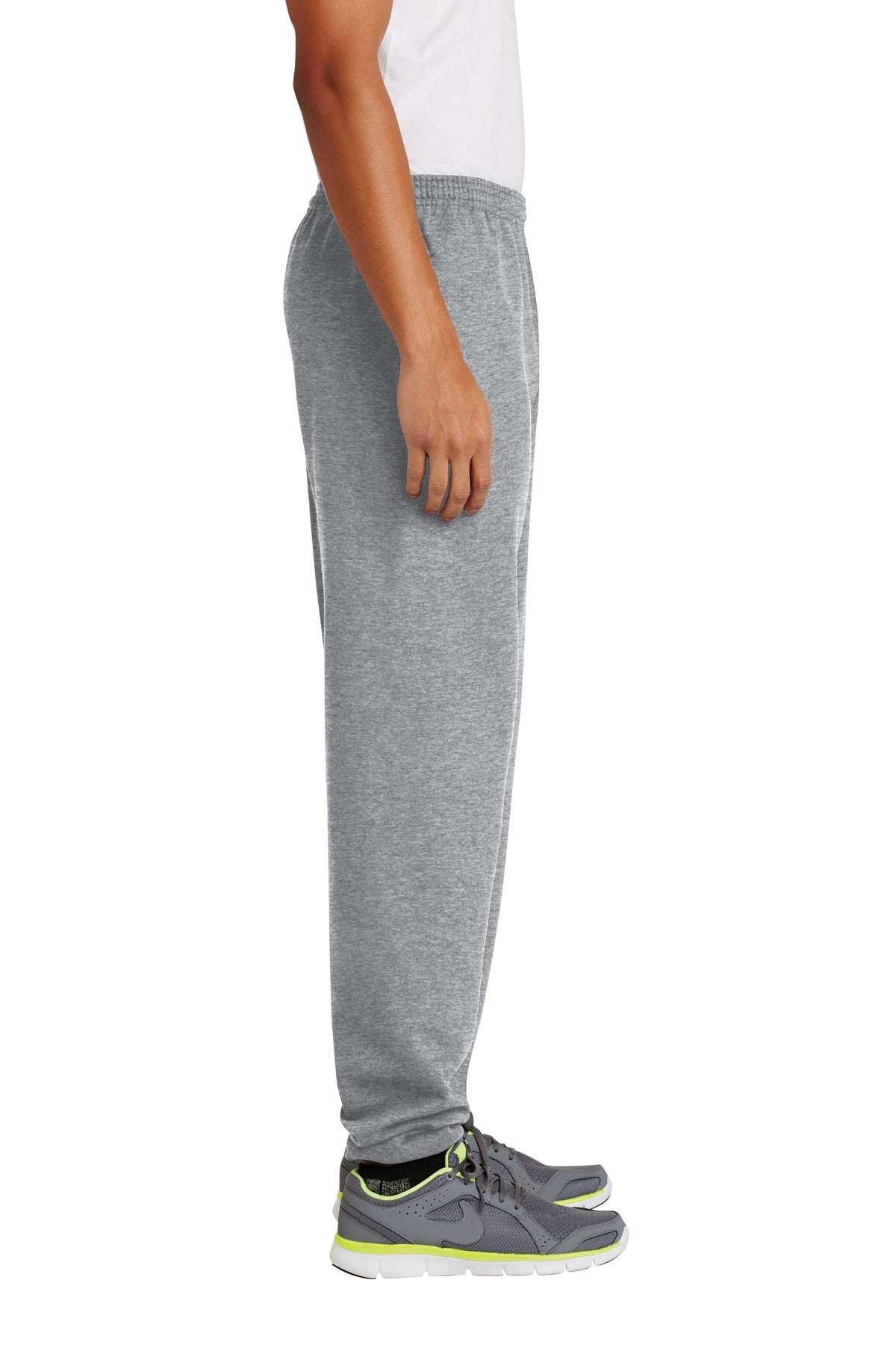 Athletic Hthr Port & Company - Essential Fleece Sweatpant with Pockets. PC90P