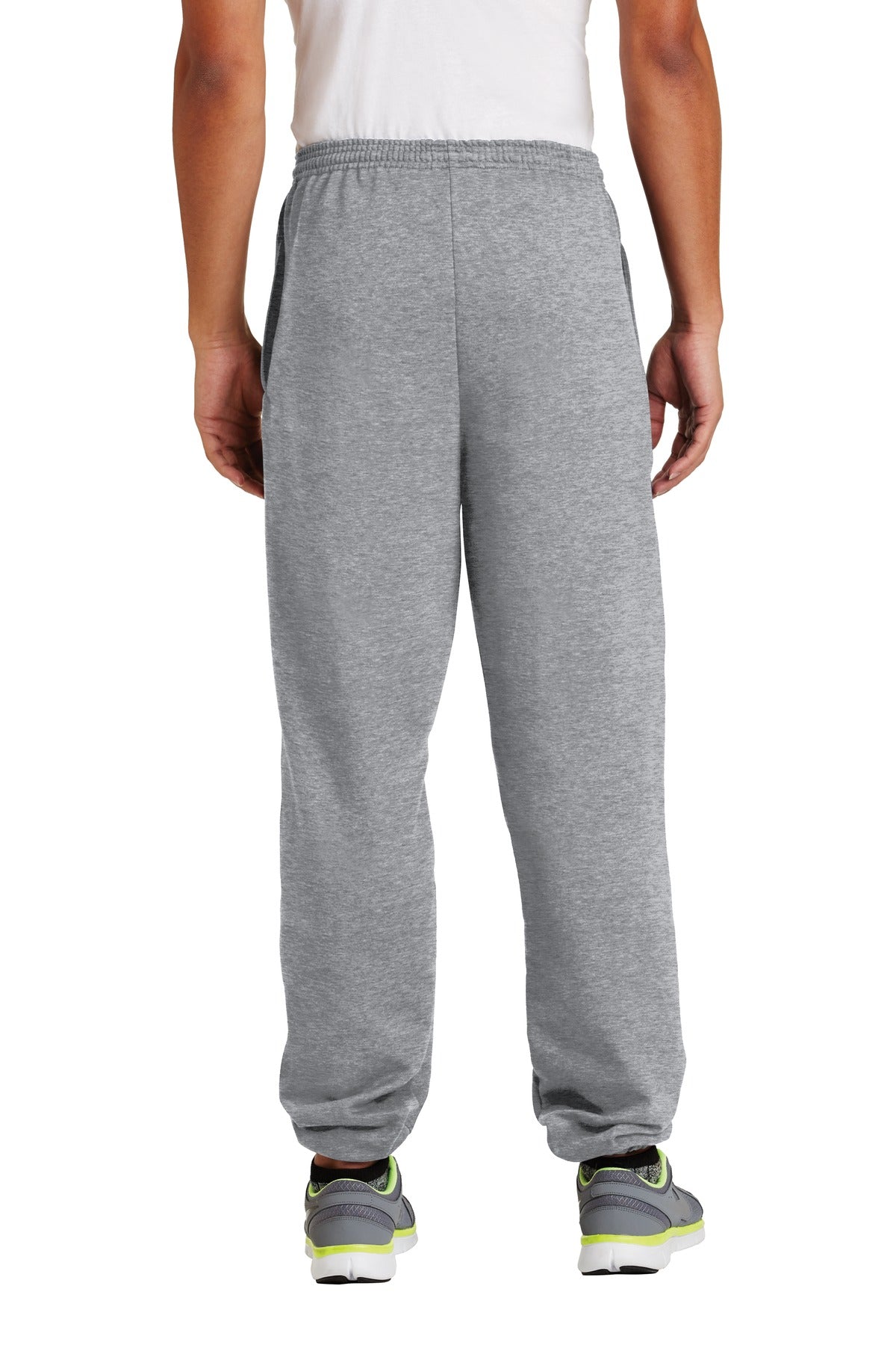 Athletic Hthr Port & Company - Essential Fleece Sweatpant with Pockets. PC90P