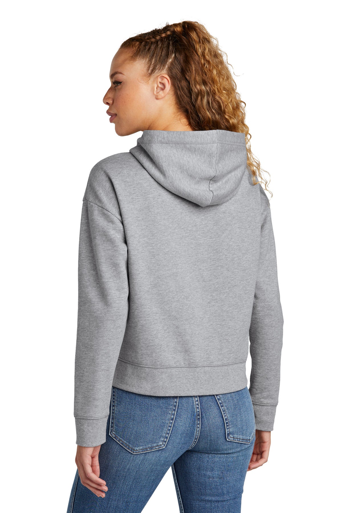 AthlHthr New Era Women's Comeback Fleece Pullover Hoodie LNEA550