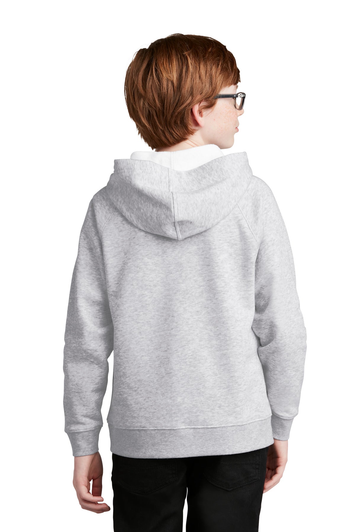 AthlHthr Sport-Tek Youth Drive Fleece Pullover Hoodie YSTF200