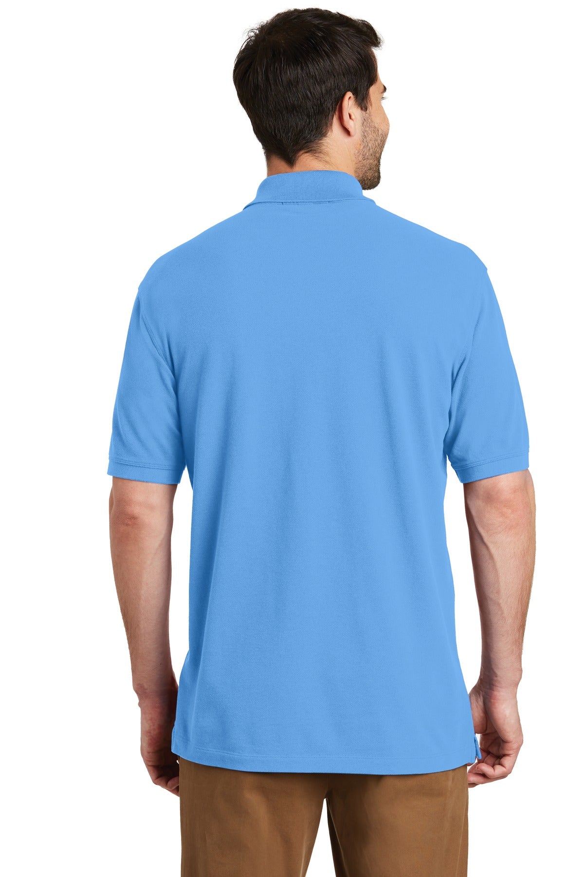 Azure Blue Port Authority EZCotton Polo. K8000