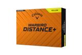 Callaway Warbird Distance+ Golf Balls - Yellow