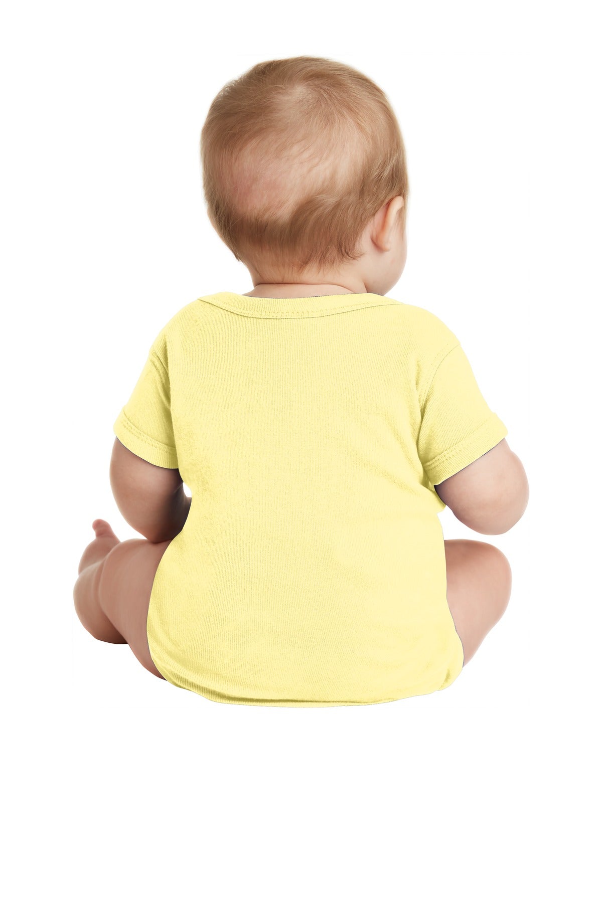 Banana Rabbit Skins Infant Short Sleeve Baby Rib Bodysuit. RS4400
