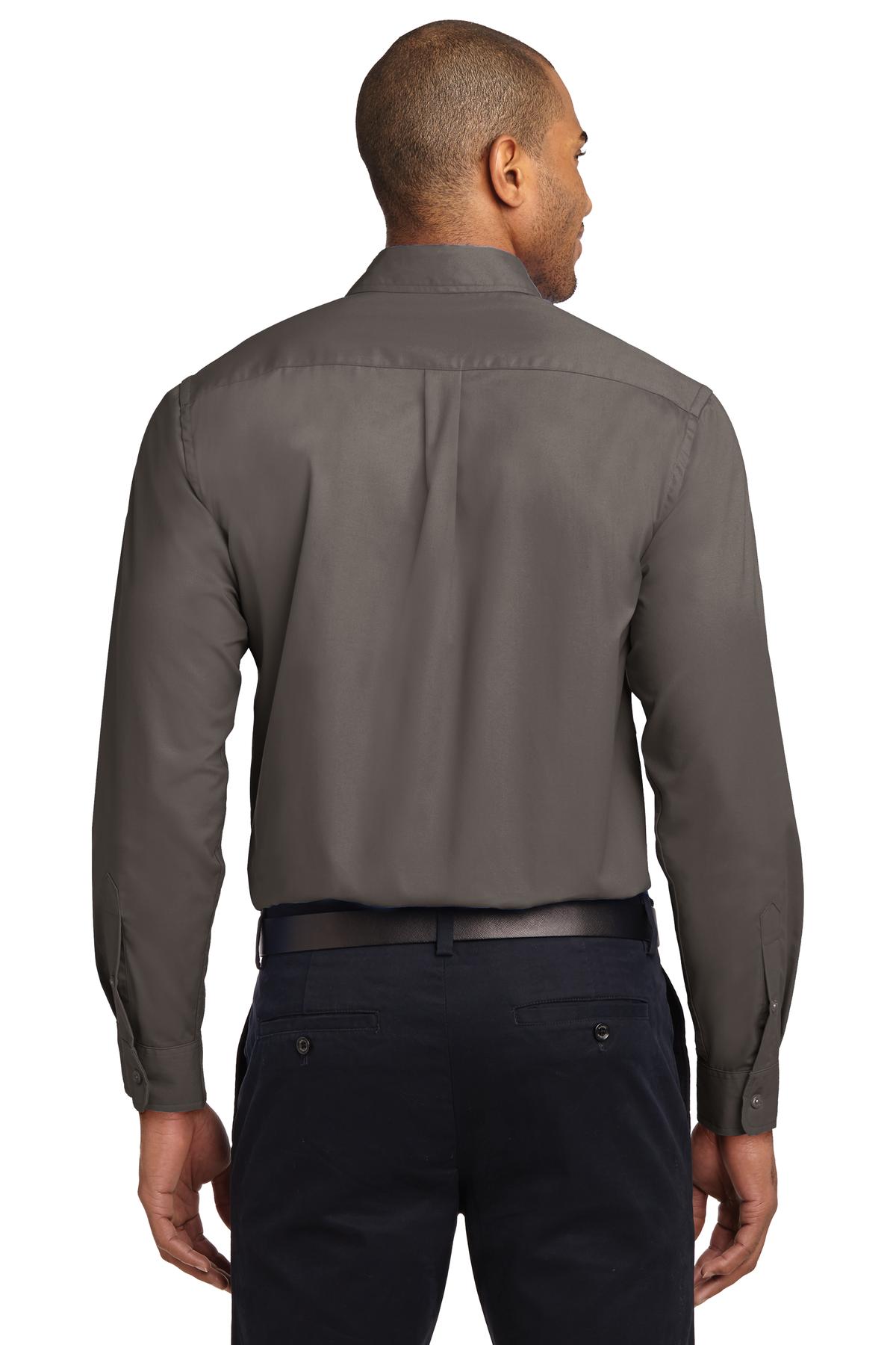 Bark Port Authority Extended Size Long Sleeve Easy Care Shirt S608ES