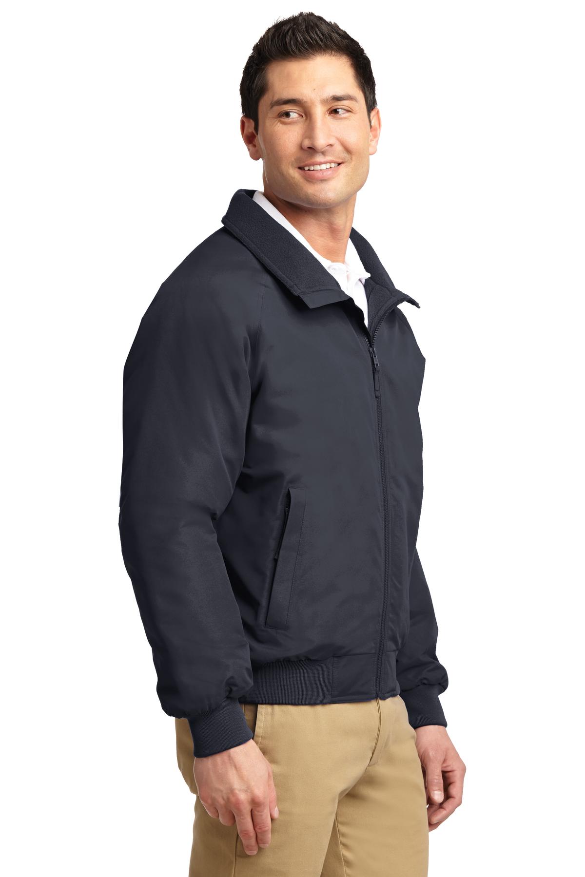 Batlshp Grey Port Authority Charger Jacket. J328