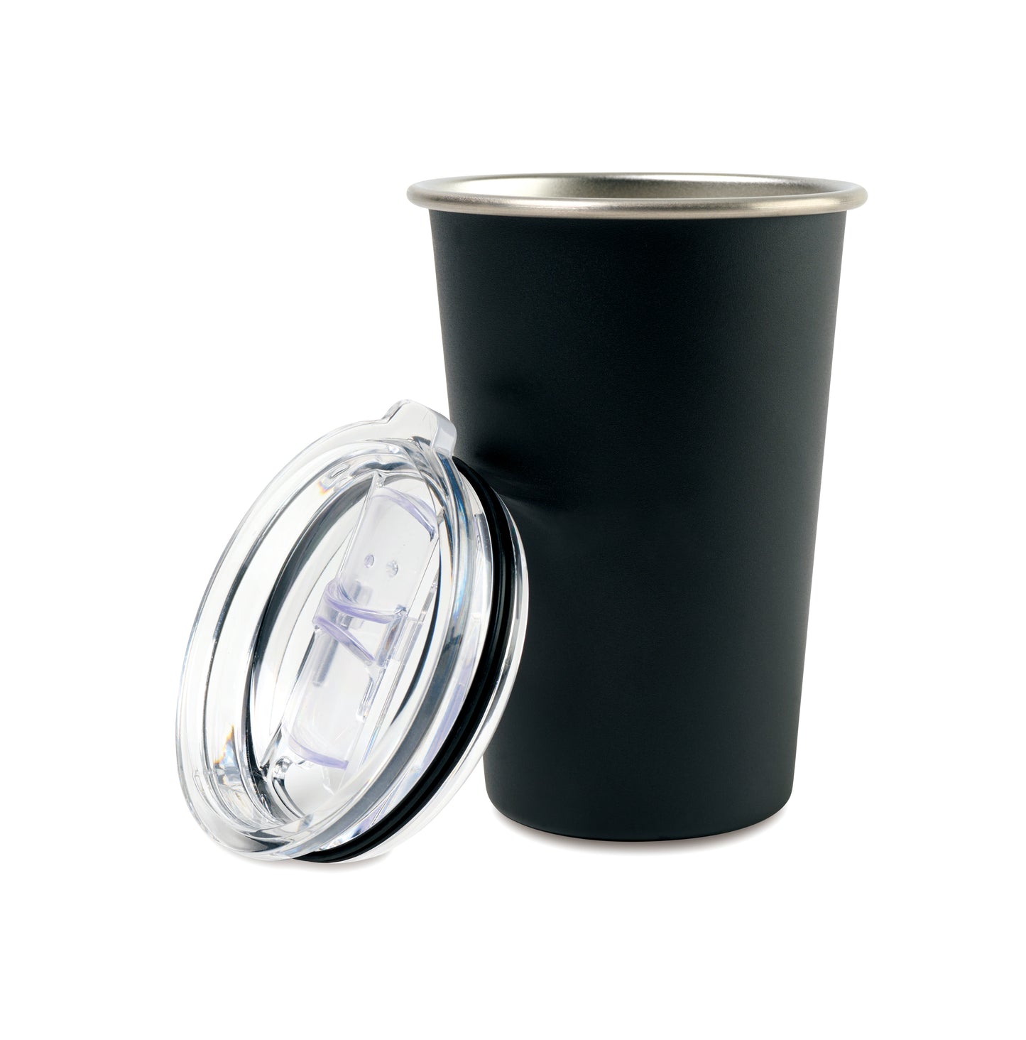 Black Arlo Classics Stainless Steel Travel Tumbler - 14 Oz. plain