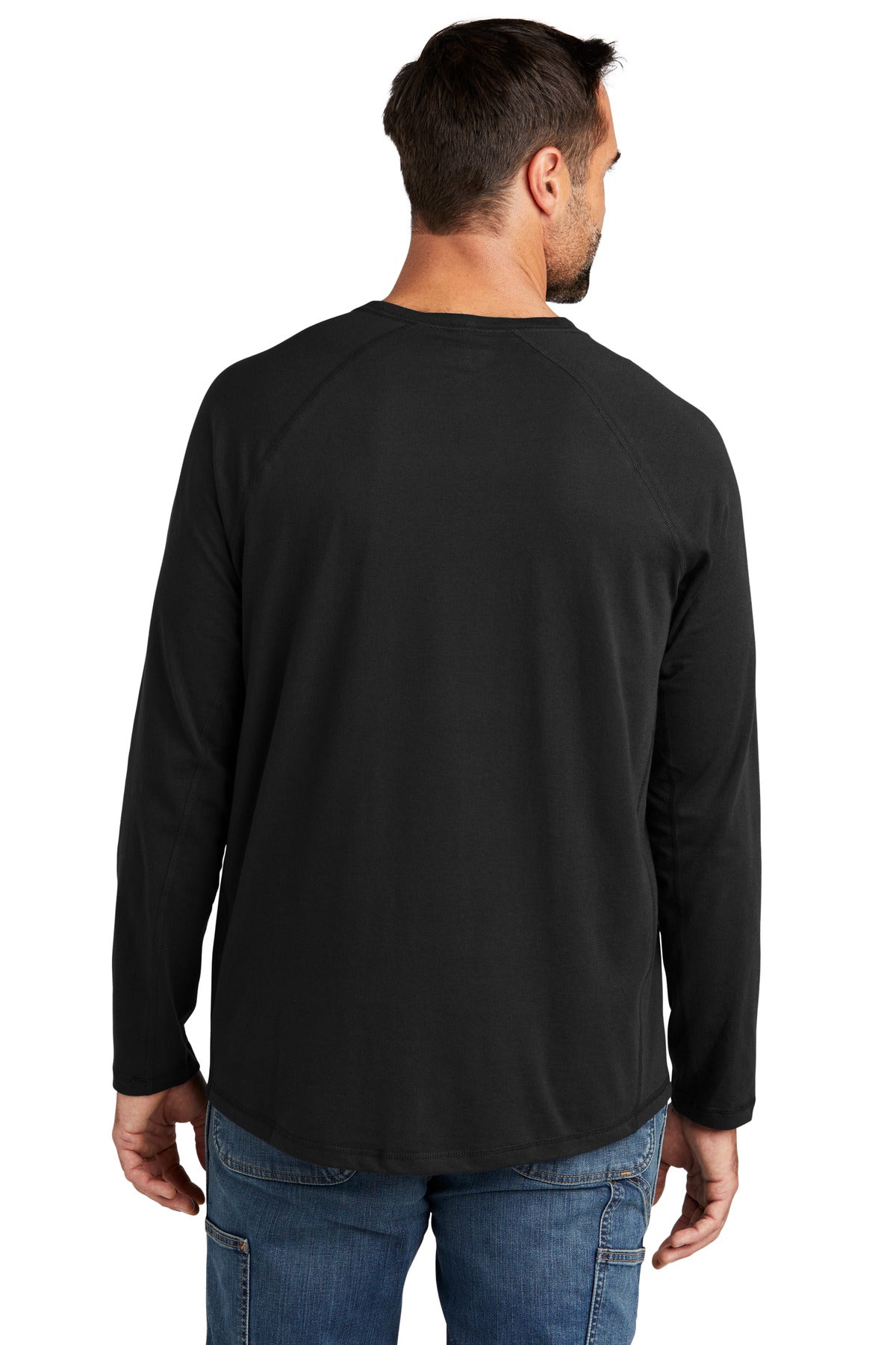 Black Carhartt Force Long Sleeve Pocket T-Shirt CT106656
