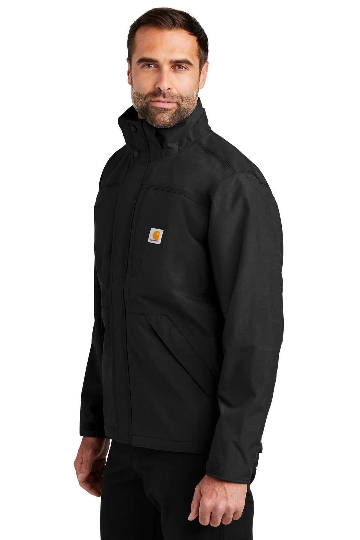 Black Carhartt Storm Defender Shoreline Jacket CT104670
