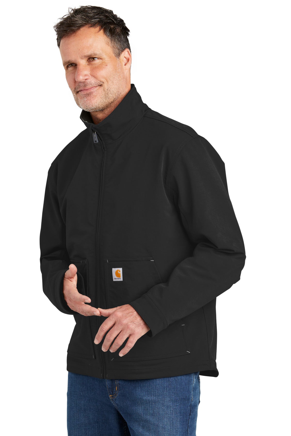 Black Carhartt Super Dux Soft Shell Jacket CT105534