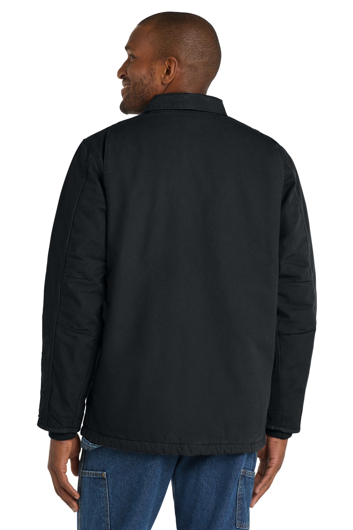 Black Carhartt Tall Sherpa-Lined Coat CTT104293
