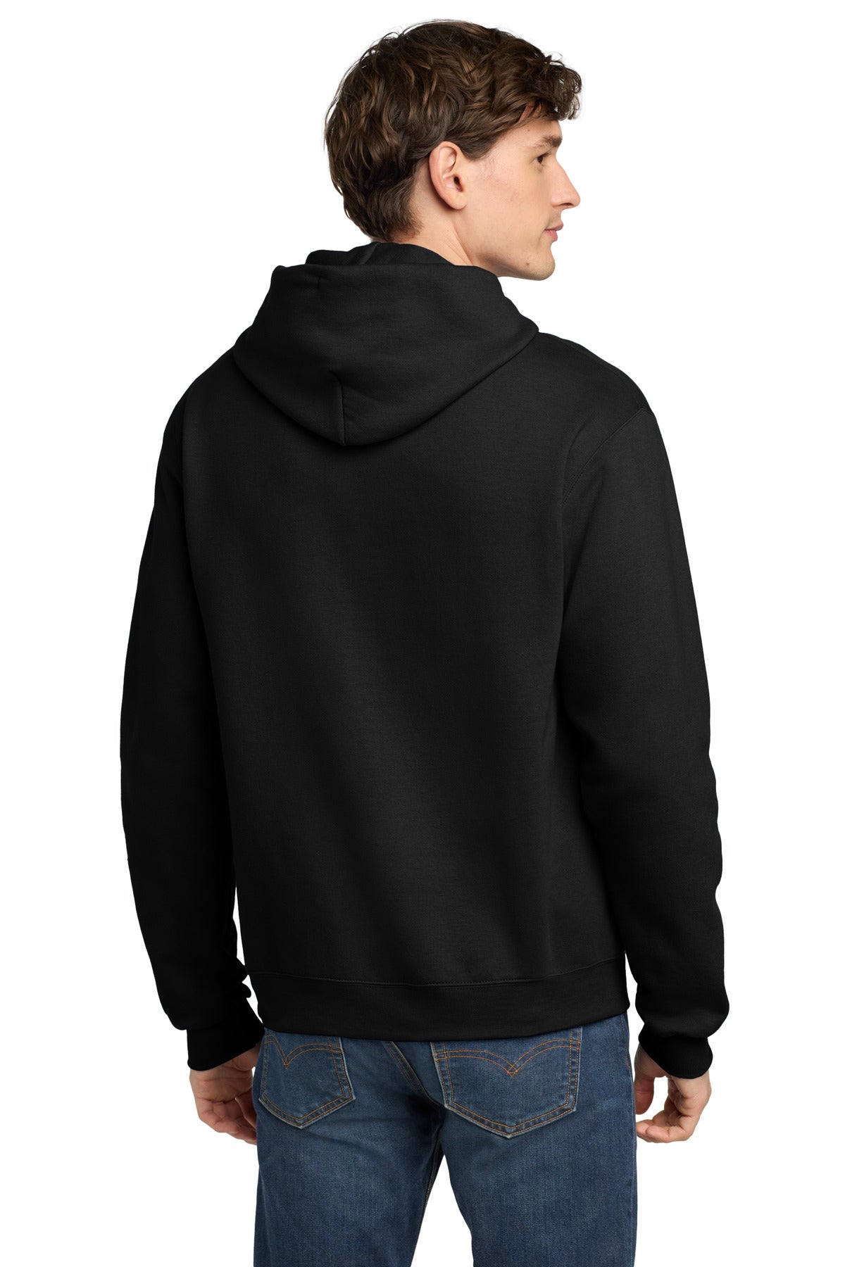 Black Champion Powerblend Pullover Hoodie. S700