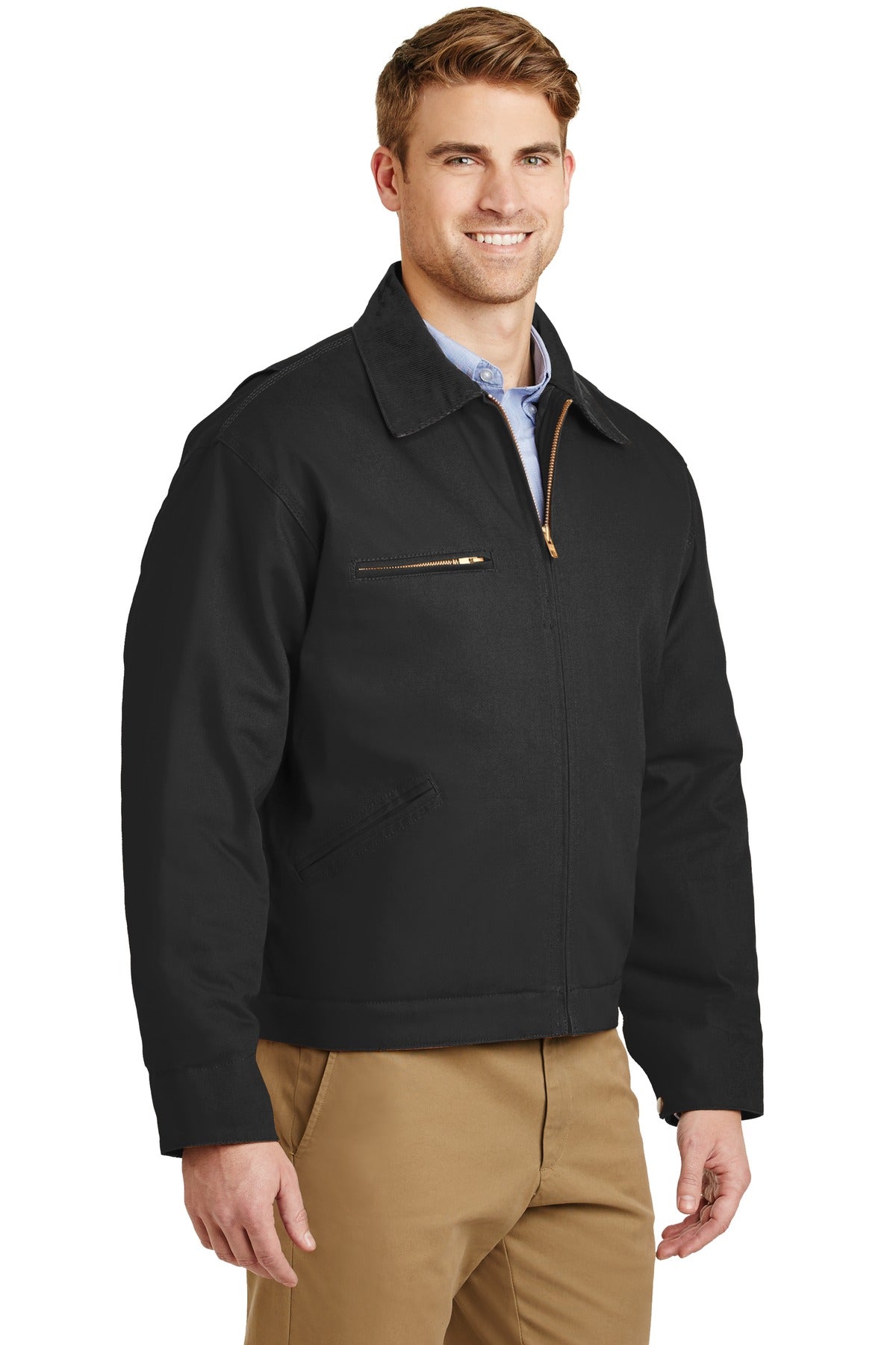 Black CornerStone - Duck Cloth Work Jacket. J763