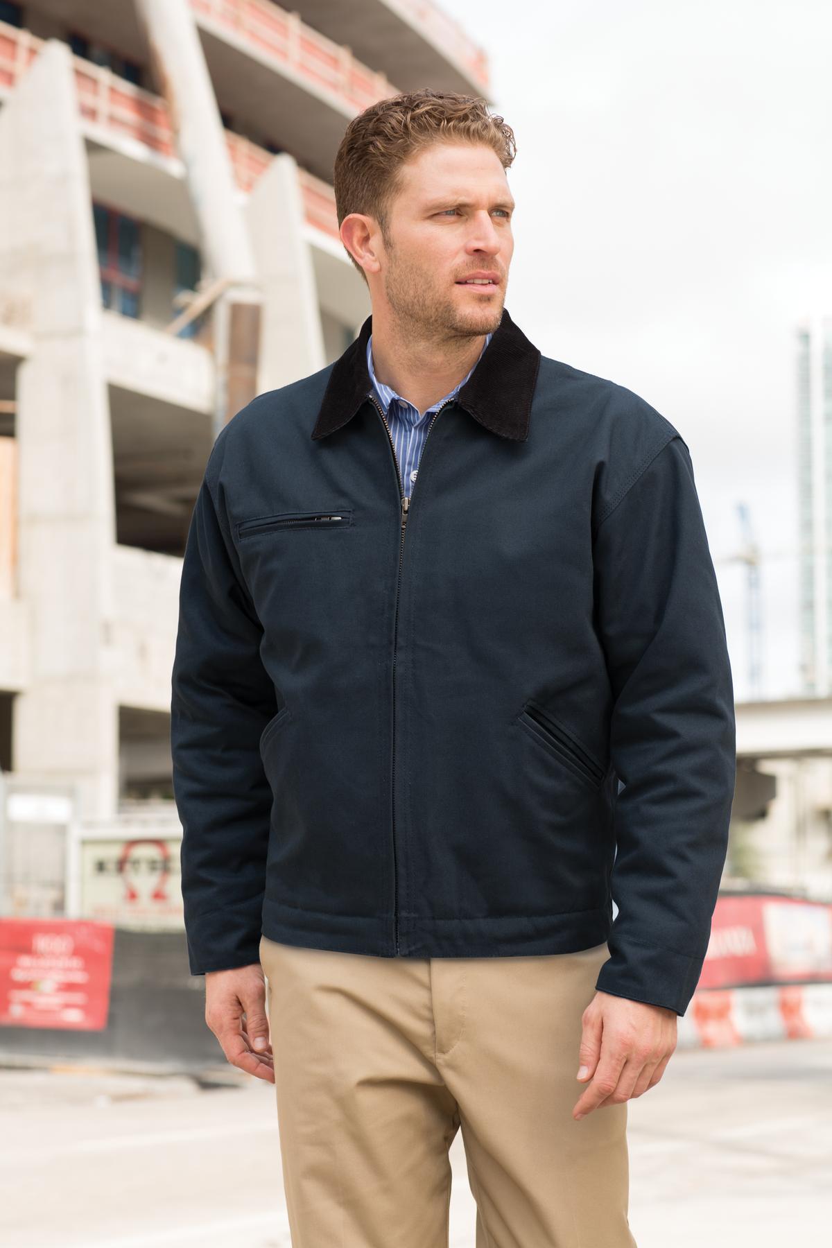 Black CornerStone - Duck Cloth Work Jacket. J763