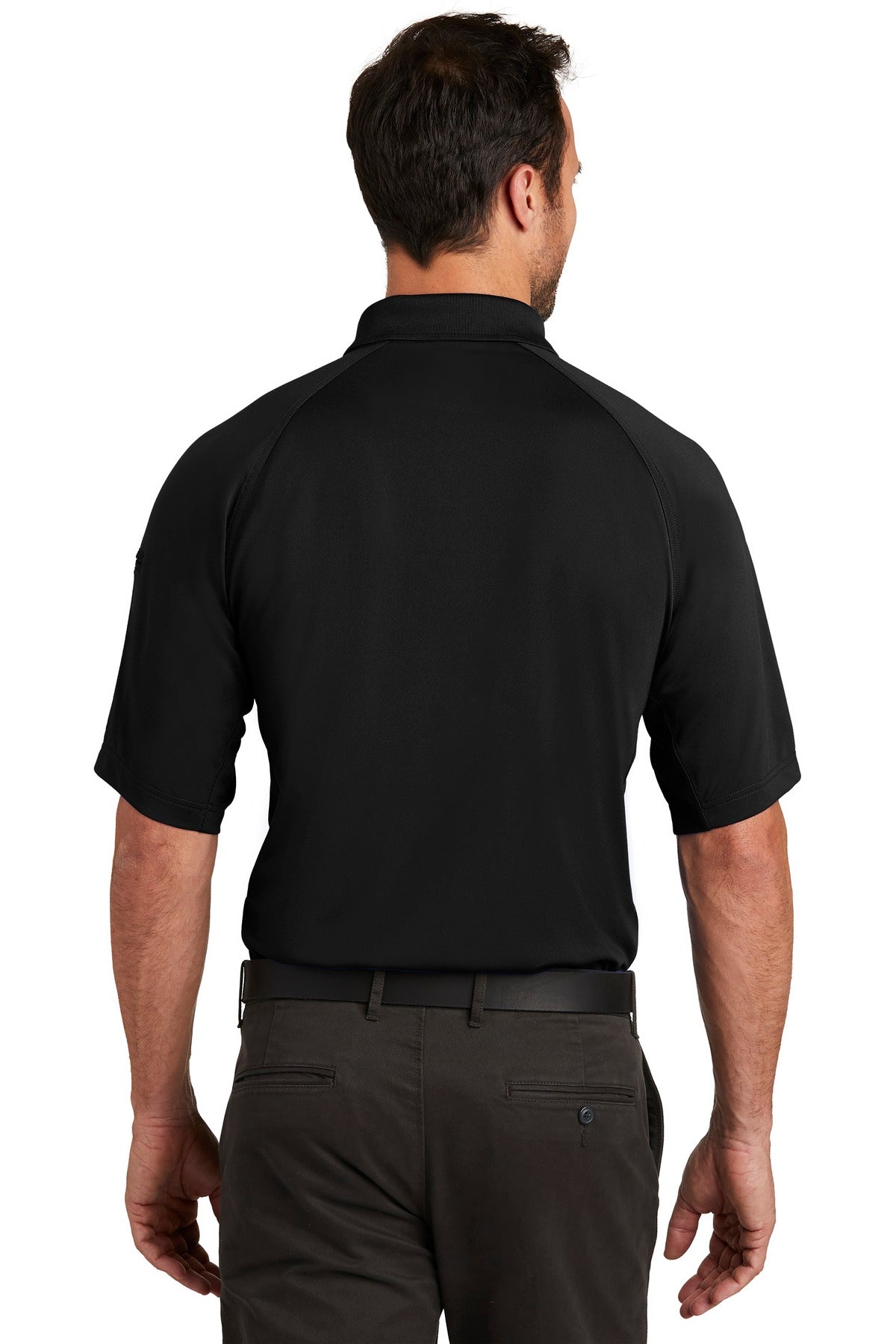 Black CornerStone Select Lightweight Snag-Proof Tactical Polo. CS420