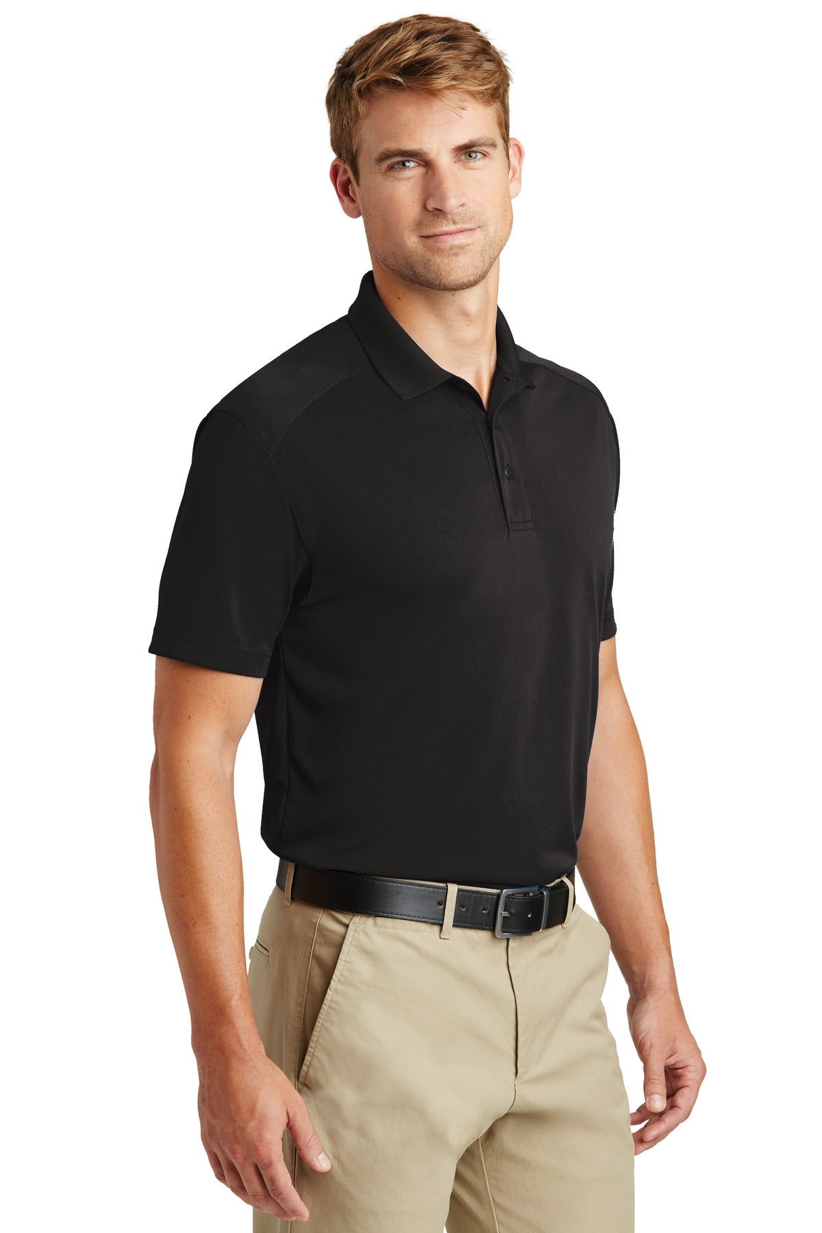 Black CornerStone Tall Select Lightweight Snag-Proof Polo TLCS418