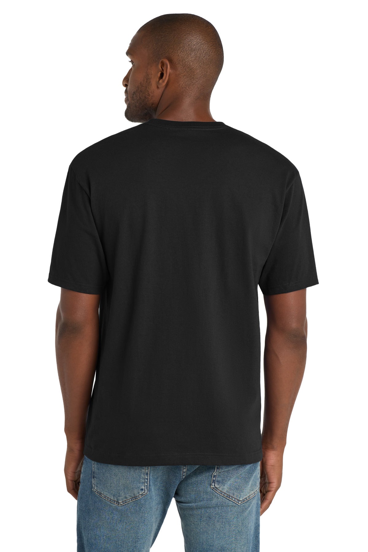 Black CornerStone Workwear Pocket Tee CS430