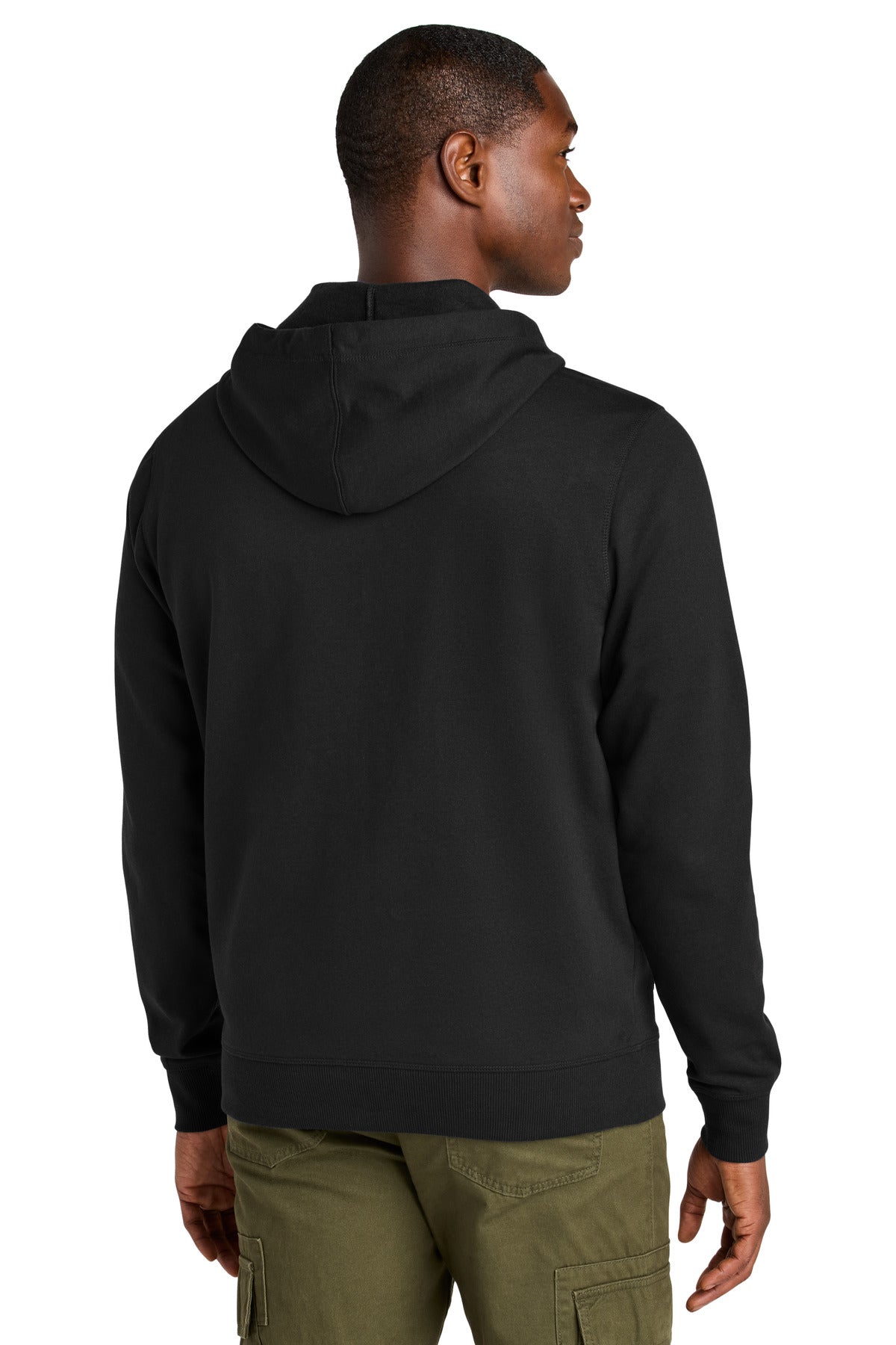 Black District Re-Fleece Full-Zip Hoodie DT8102