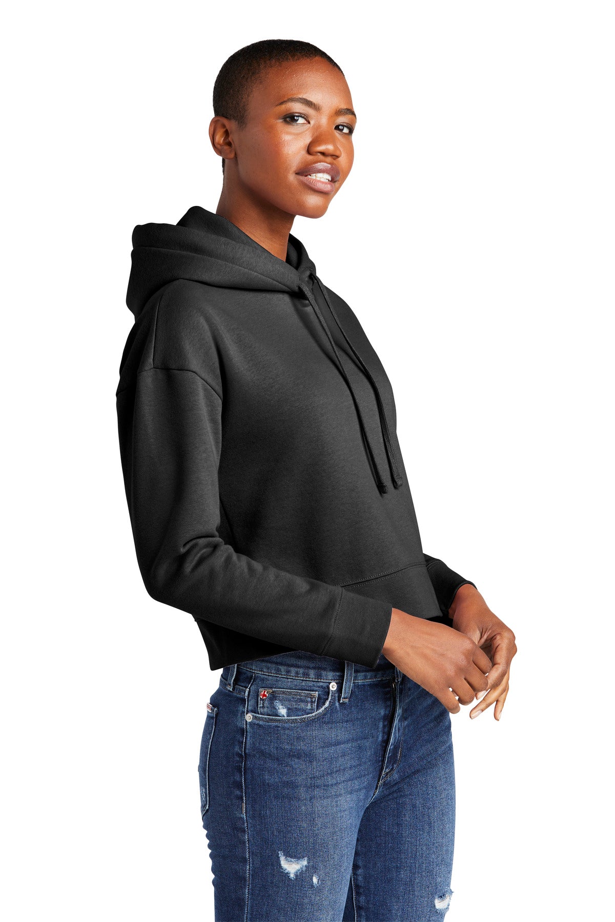 Black District Women's V.I.T. Fleece Hoodie DT6101