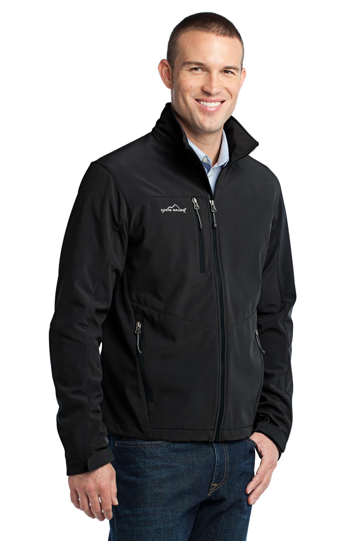 Black Eddie Bauer - Soft Shell Jacket. EB530