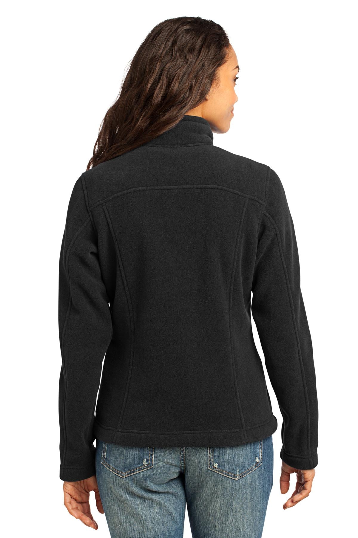 Black Eddie Bauer - Women's Full-Zip Fleece Jacket. EB201
