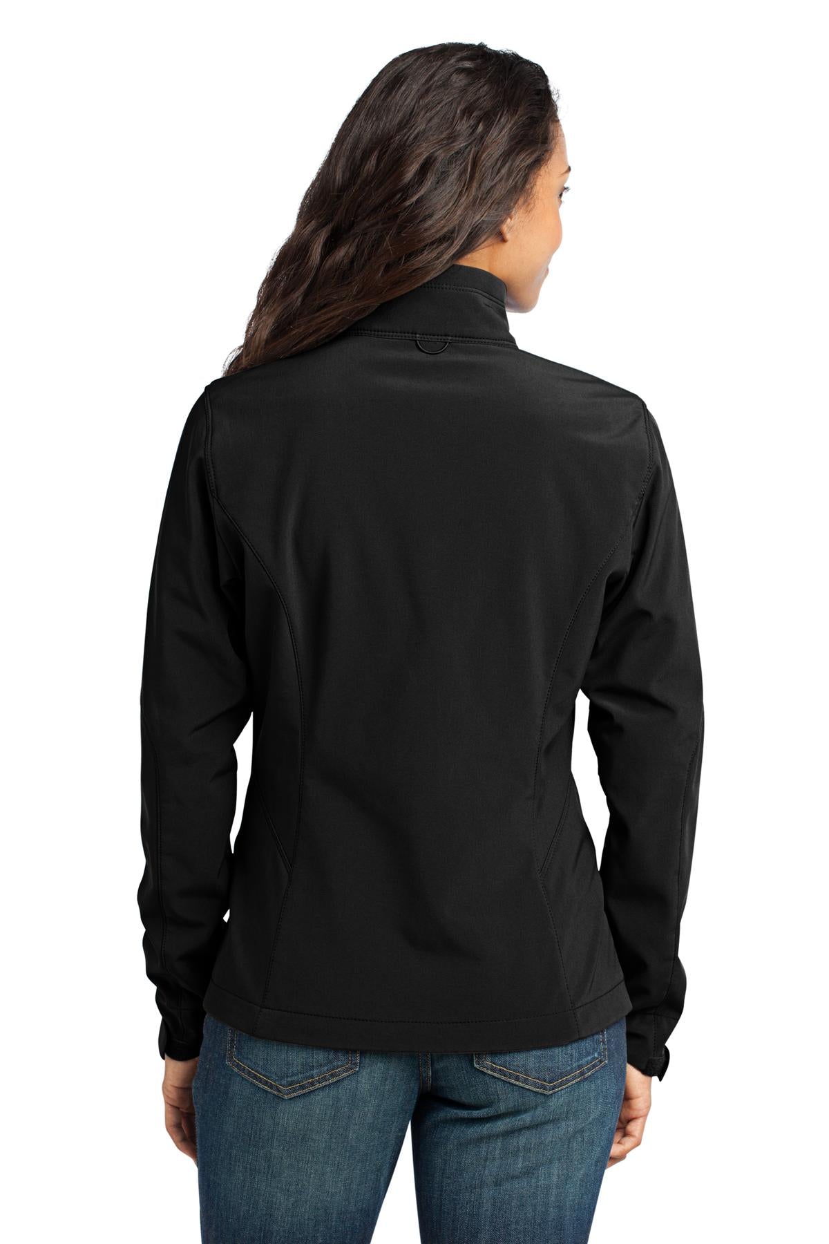Black Eddie Bauer Women's Soft Shell Jacket. EB531